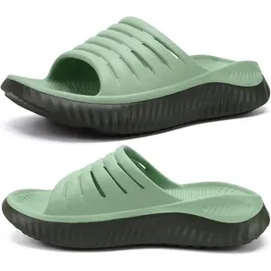 Womens Recovery Sandals With Comfortable Orthotic Open Toe Sport Slides Thick Cushion Reduces Stress on & Back