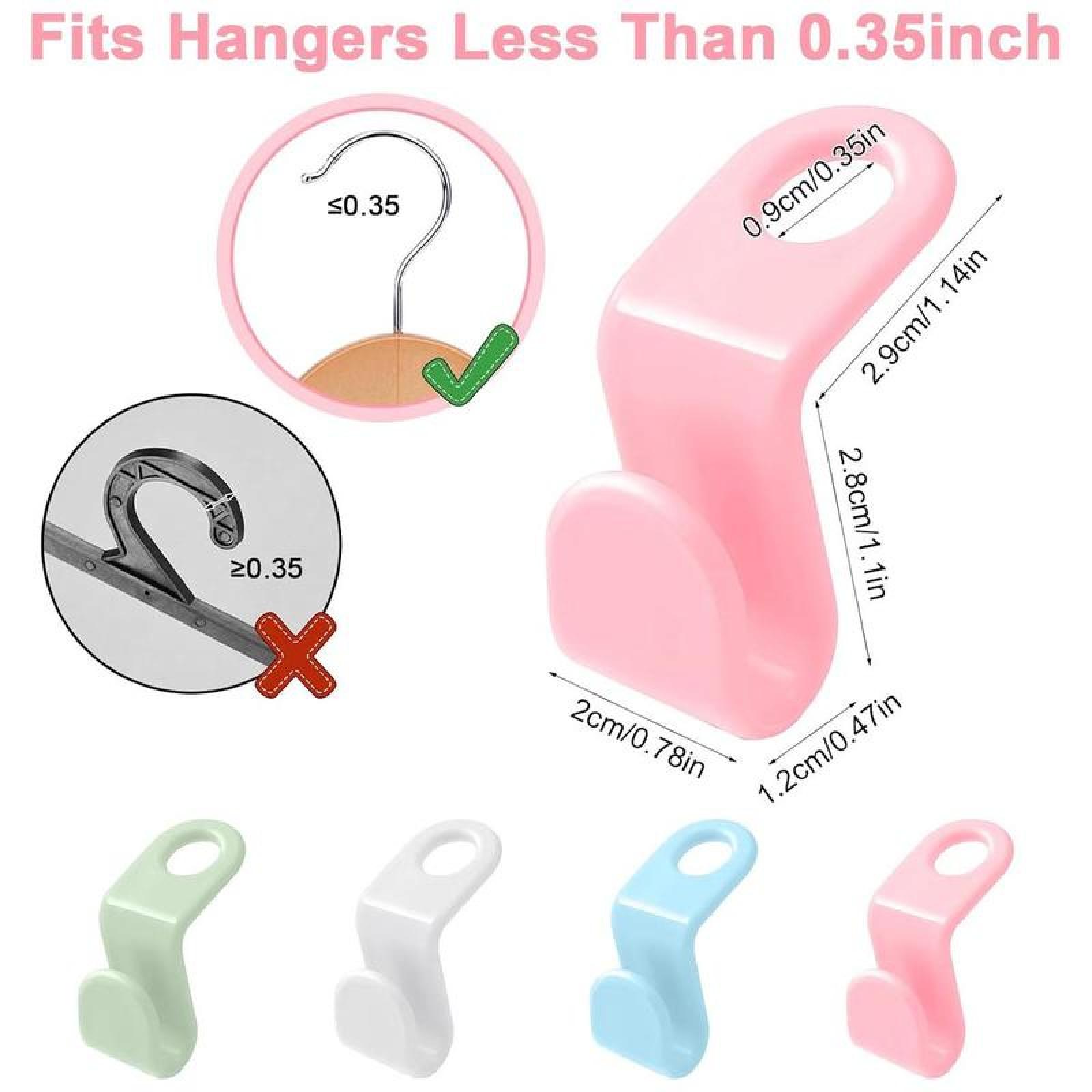 Hanger Connector Hooks,30/100 Counts Set Space Saving Clothes Hanger Extender Hooks,Multicolor Closet Organizer Hanger Clips.SENSIOHOME. Hanger Connector Hooks,30/100 Counts Set Space Saving Clothes Hanger Extender Hooks,Multicolor Closet Organizer Hanger Clips.SENSIOHOME.