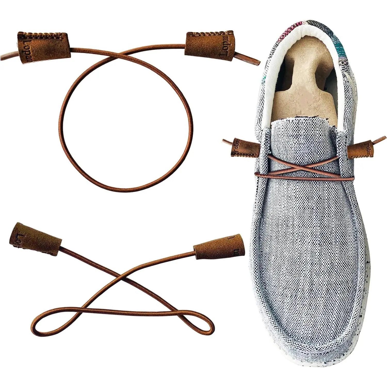 Laces  Compatible with ,  Laces for Dudes Shoes, Elastic Shoe Strings