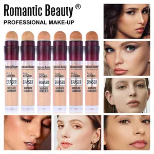 Dual-effect Concealer & Foundation Eye Concealer - 24-hour long-lasting,high-coverage matte finish.Korean pressed powder foundation for a flawless complexion. Covers acne marks, sculpts the nose, and nourishes the skin.