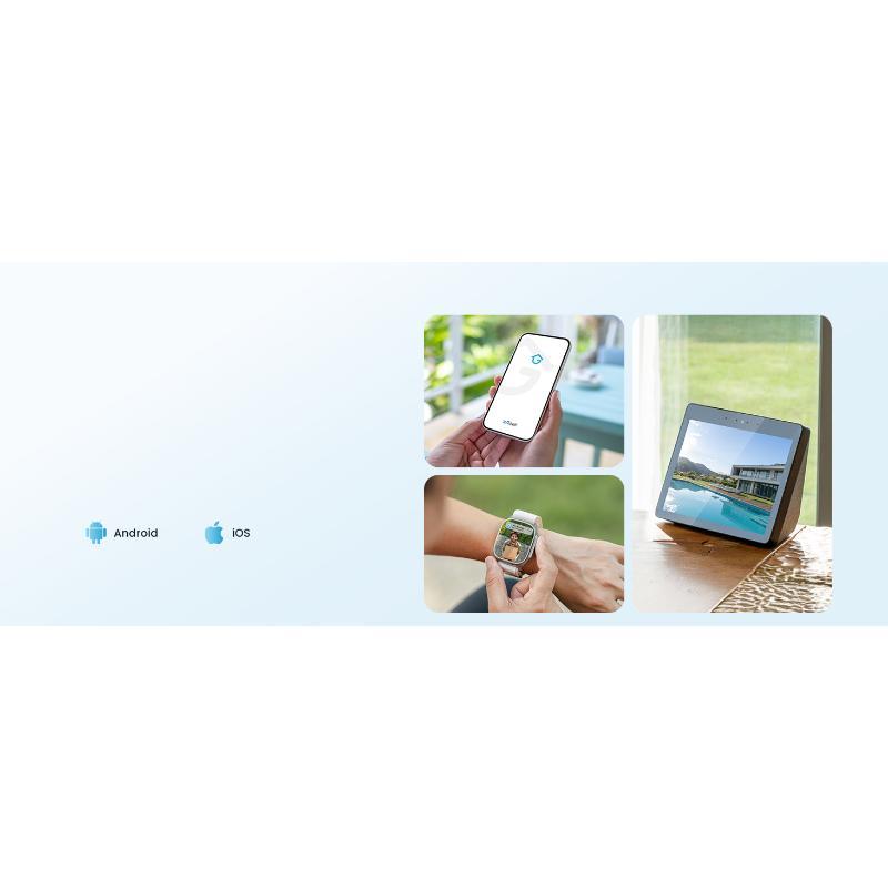 Solar Camera Outdoor Wireless, 2K WiFi Battery Powered Cameras System for Home Security with Embedded Panel, AI Motion Detection, Smart Spotlight & Alarm, Color Night Vision,No Hub Needed