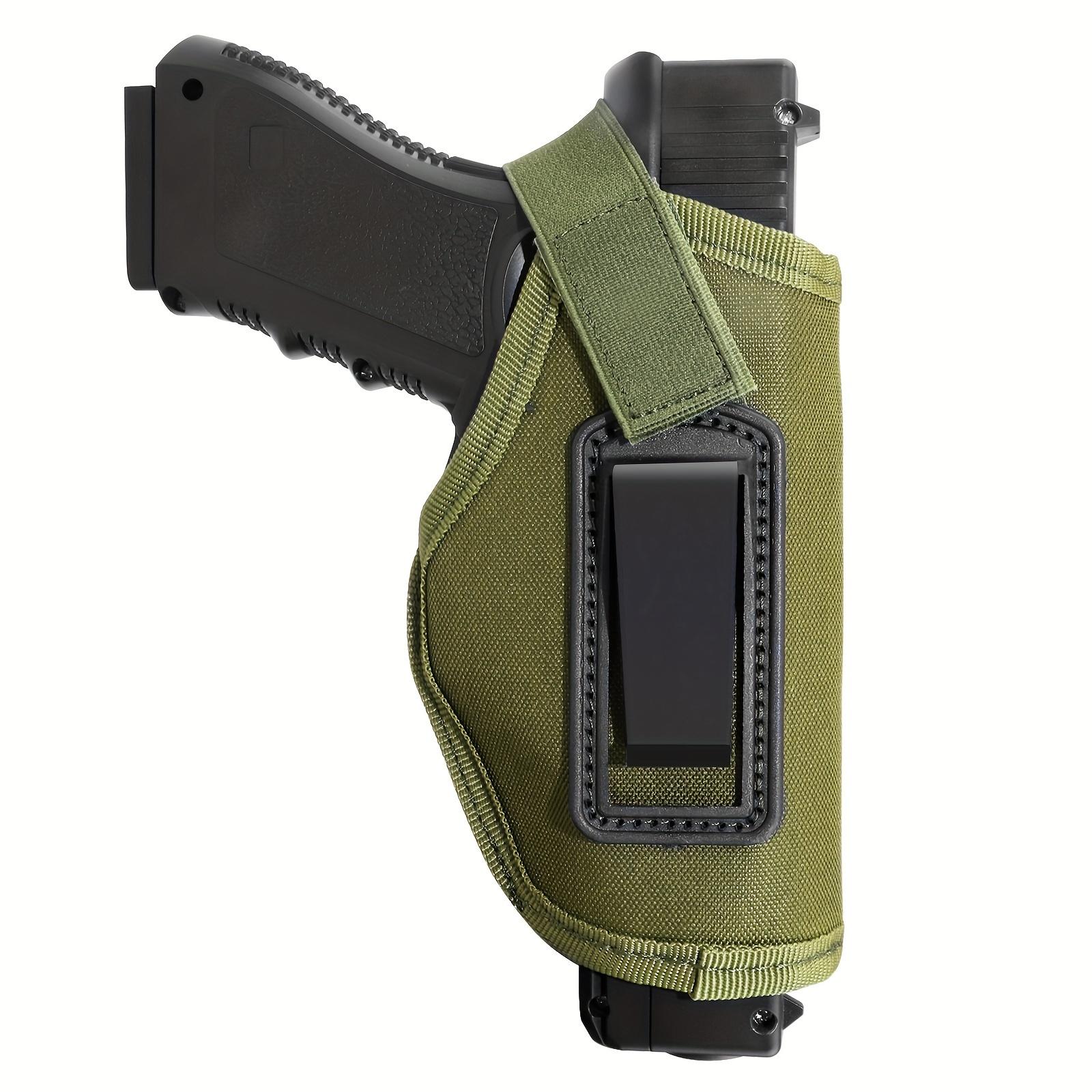 2-Pack Unisex Nylon Holsters, Classic Style IWB/OWB 9mm Holsters with Snap Snap Fits Glock 19, 17, 23, 26, 27, 42, 43, S&W M&P, Sig Sauer and More - 380 Holster