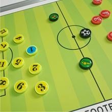 Soccer Coaching Board with Magnets and Marker Pen, Magnetic Soccer Coach Board, Soccer Dry Erase Whiteboard Clipboard, Coach Training Equipment