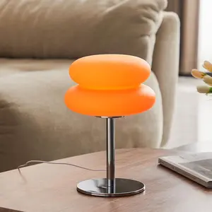 Bedroom Mushroom Lamp, Medieval Modern Nightstand Light, Adjustable Vintage Egg Tart Lamp, Unique Home Decor, Cute Living Room Desk Lamp