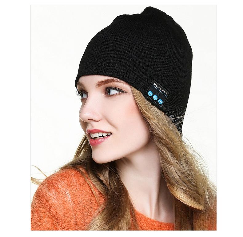 BIGWIG Bluetooth Knit Hat, Wireless Earphone Hat, Music Soft Hat, Built-in Stereo Speaker, Winter Knit Hat, Bluetooth Music Hat, Dual-Ear Stereo, Removable, Washable, Rechargeable, Unisex Gift