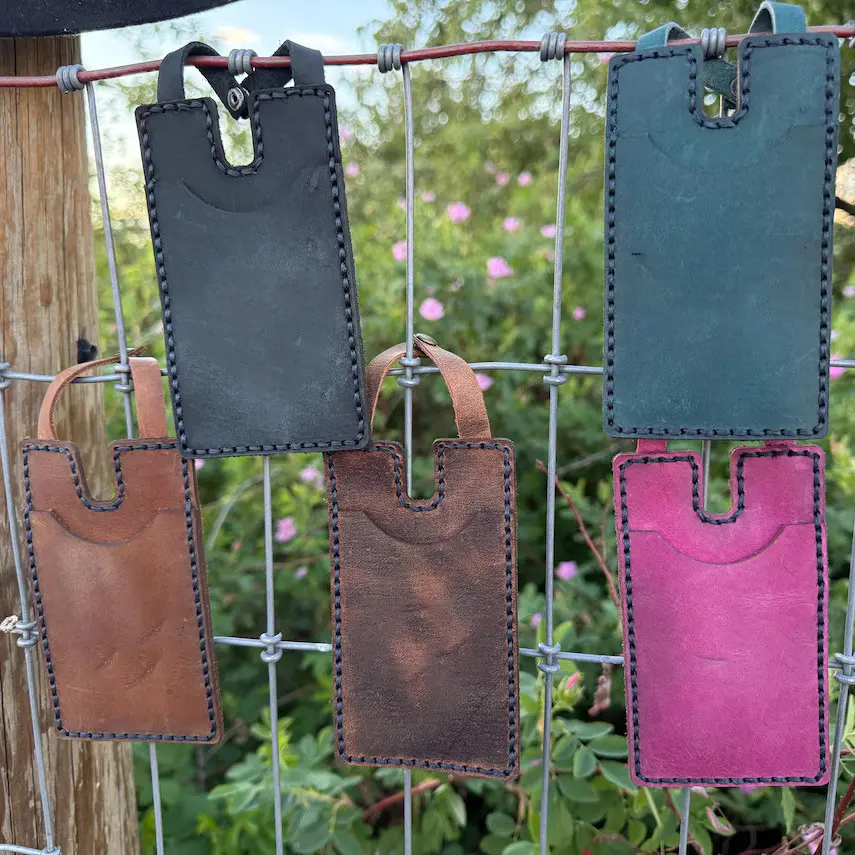 Western Boots with Snap Button Wallet Handmade Credit Card Clip Boot Belt Wallet Retro Boots Card Bag Card Holder Pendant