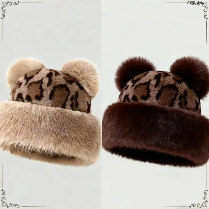 Unisex 2026 New Mongolian Style Plush Fur Beanie, Adjustable One Size Retro Warm Winter Hat, Soft Cozy Cold Weather Headwear, Elegant Fashion Accessory for Autumn & Winter Travel, Outdoor Sports & Daily Street OOTD, Warm Holiday Gift for Adults