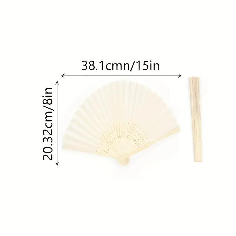 Chinese-Style Handheld Folding Fan, 1 Count Exquisite Wedding Party Bridal Hand Accessories, Oil Paper Umbrella Folding Fan, Home Decor