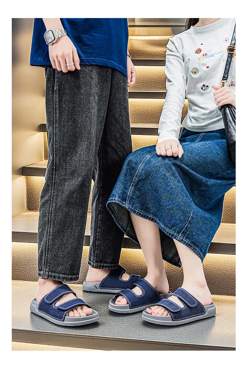 Men's Summer Slippers Outdoor Beach Sandals Breathable Anti - slip Sports Flip Flops High Trendy