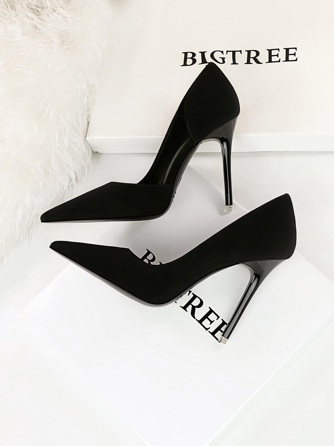 Women's Elegant Solid Color High Heels, Fashionable Pointed Toe Stiletto Heel Heels for Party, Daily Decor, Trendy All-match Minimalist Heeled Shoes for Women & Girls, Sophisticated Look, Gifts for Girlfriend