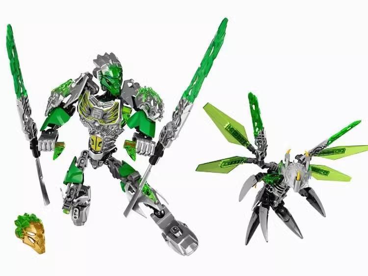 Bionicle Series Golden Mask Master Skull Warrior Building Blocks Hero Factory Fit Robot Bricks Toys For Boys Kids Christmas Gift