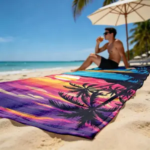 Extra Large Luxury Oversized Beach Towel | Lightweight Quick Drying Microfiber With Strong Wrapping Properties, Perfect For Pool, Yoga | Modern, Polyester, Machine Washable, Lightweight Soft Towel