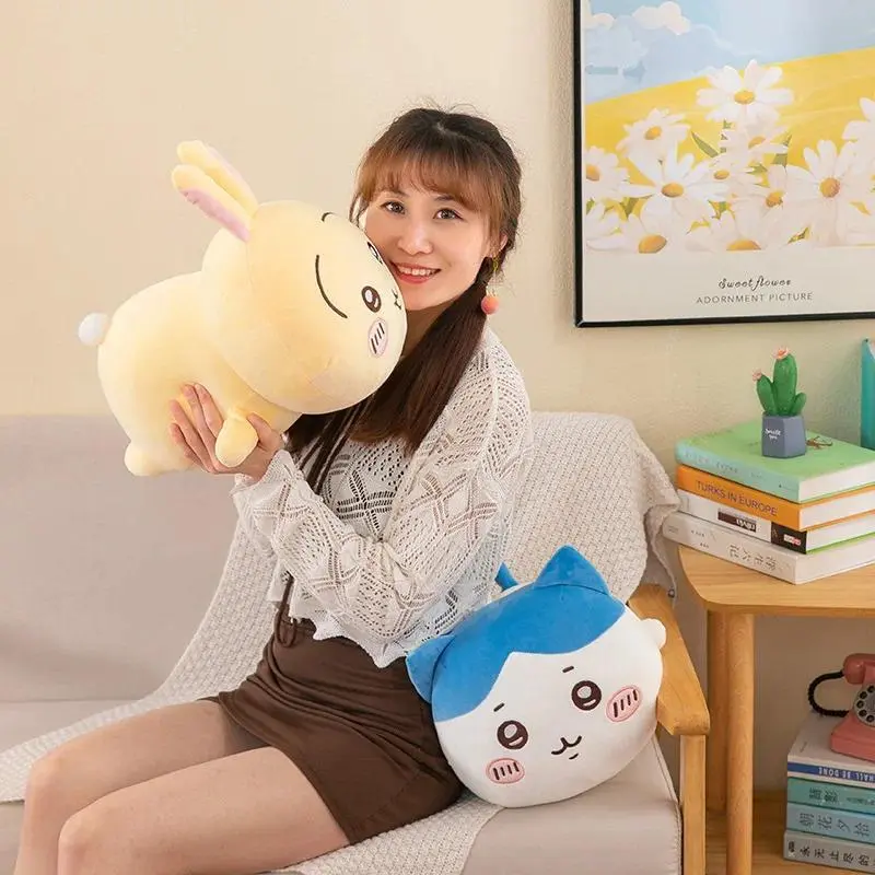 Plush Doll Hachiware Usagi Momonga Kawaii Anime Soft Pillow Toy 30CM Cute Rabbit Cat Hamster Gift for Kids Girls