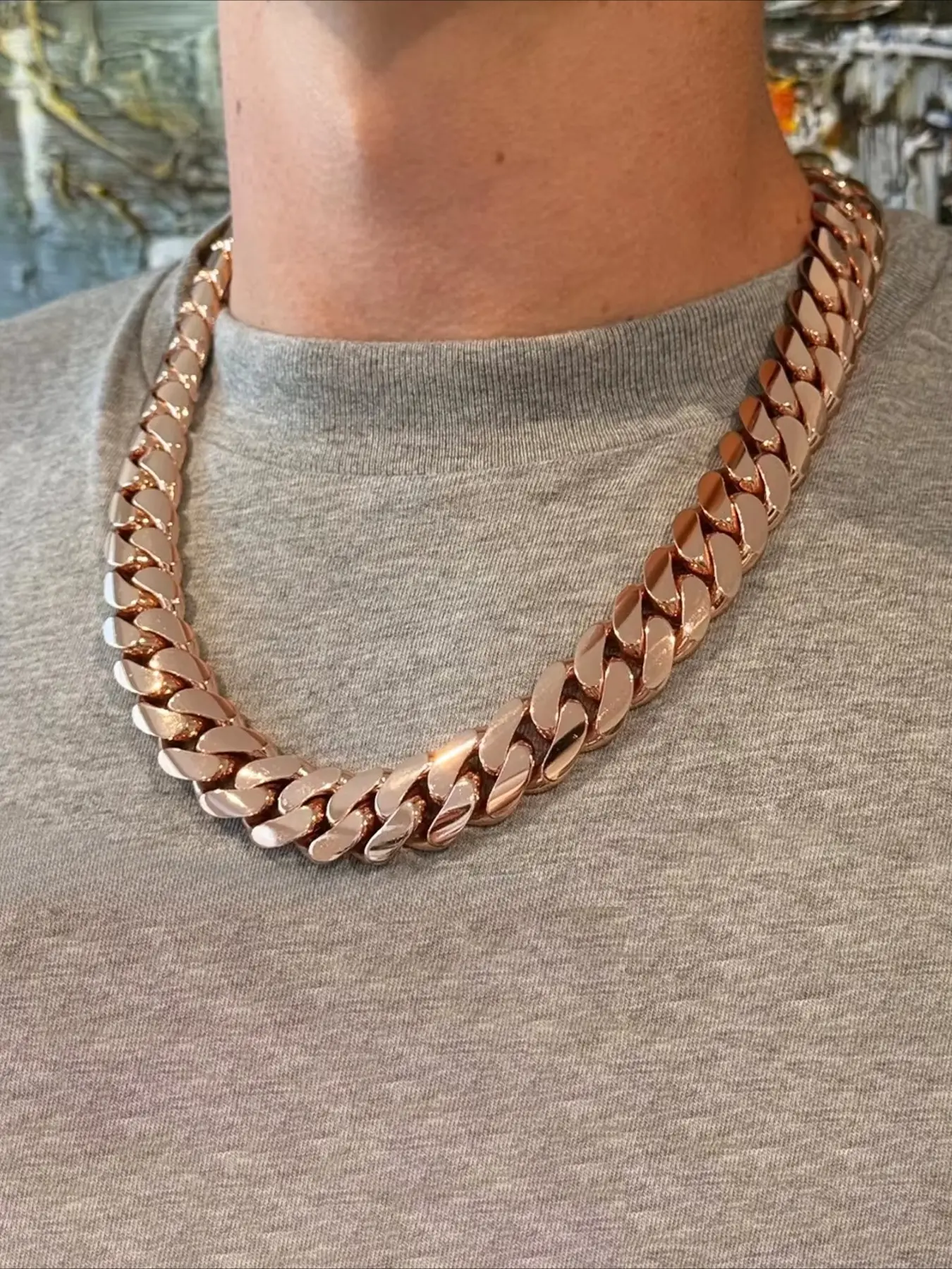 22Mm button head dense ice diamond Cuban chain, standard popular size, multiple sizes to choose from, American hip hop classic style, daily travel party wear, heavy hip hop chain, cuban link necklace, Thanksgiving gift