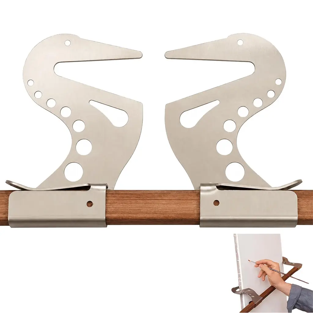2PCS Artist Hand Support Bridge, Support Mahlstick, Adjustable Hand Rest for Painting Drawing Detail Work