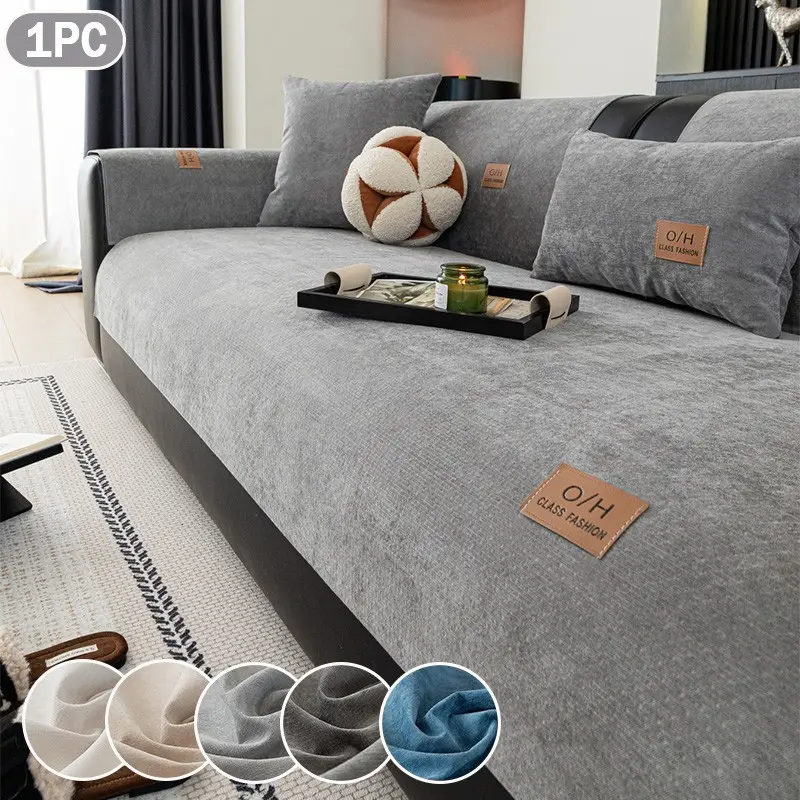 Simple Waterproof Sofa Cover, Comfortable and Versatile Home Use, Multiple Color Options, Pet Friendly, Non-Slip Sofa Protector, Modern Style, Living Room Sofa Cover, Removable Sofa Cover, Washable Sofa Covers, Sofa Slipcover, Sofa Couch Cover