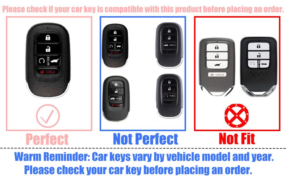 Key Fob Cover with Diamond Keychain Car Key Holder Compatible with Honda 2023 2024 Accord Civic HRV CRV Pilot Smart Remote Key Protector for Women 5 Buttons, (Pink-Heart) Key Fob Cover with Diamond Keychain Car Key Holder Compatible with Honda 2023 2024 Accord Civic HRV CRV Pilot Smart Remote Key Protector for Women 5 Buttons, (Pink-Heart)
