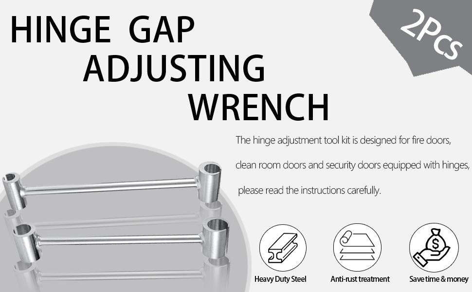 2025 Hinge Adjustment Tool,Easy and Efficient Hinge Hole Adjustment Wrench14-25 mm Door Hinge Adjustment ToolDoor Hinge Repair Tool for Various Door Hinge Gaps (1pcs0.75-0.99IN)