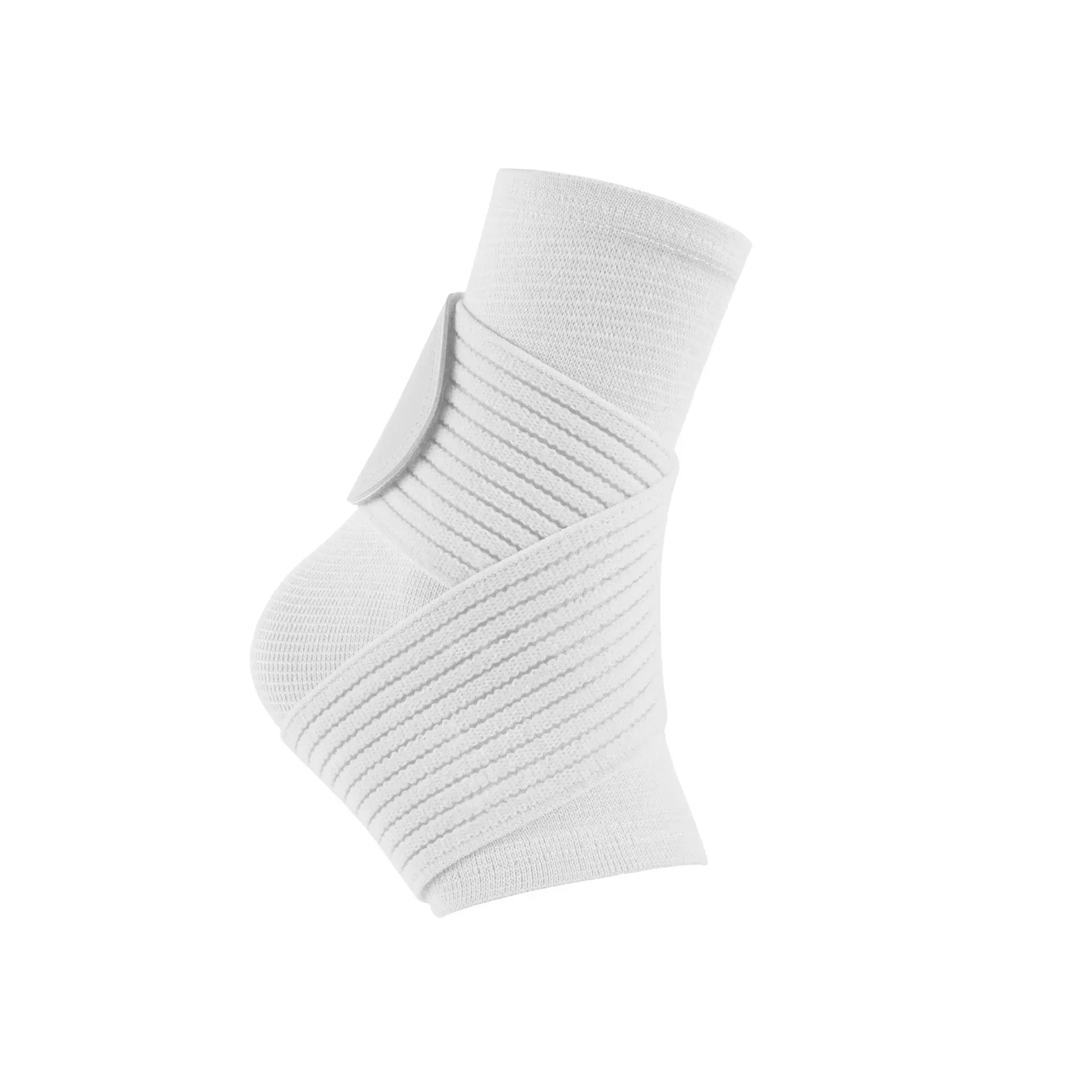 2-In-1 Adjustable Elastic Strap Ankle Support Brace, Breathable Knit Compression Sleeve, Ideal for Sprain, Plantar Fasciitis, Running, Cycling, Gym
