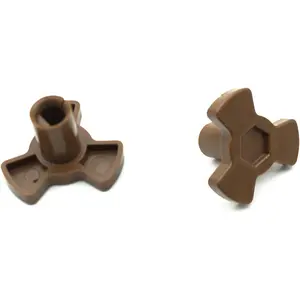 2 PCS Microwave Oven Turntable Coupler Y-Shaped Shaft Holder Glass Tray Guide Support with Port for 2.4cm Height Roller(Color Random)