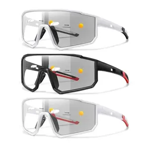3-Pack Photochromic Cycling Sunglasses – Windproof Sports Eyewear for Men & Women, UV-Adaptive Lenses for Cycling, Fishing & Outdoor Activities