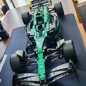 1996pcs Cool 1:8 Race Car Building Kit, High Difficulty DIY Challenge, over 60cm Large Vehicle Model, Home Decor, Holiday Gifts