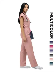 Short Sleeve Jumpsuit Uniforms | New Scrubs Wholesale for Pet Resort Staff, Holistic Healing Spa Professionals, and Senior Living Community Caregivers