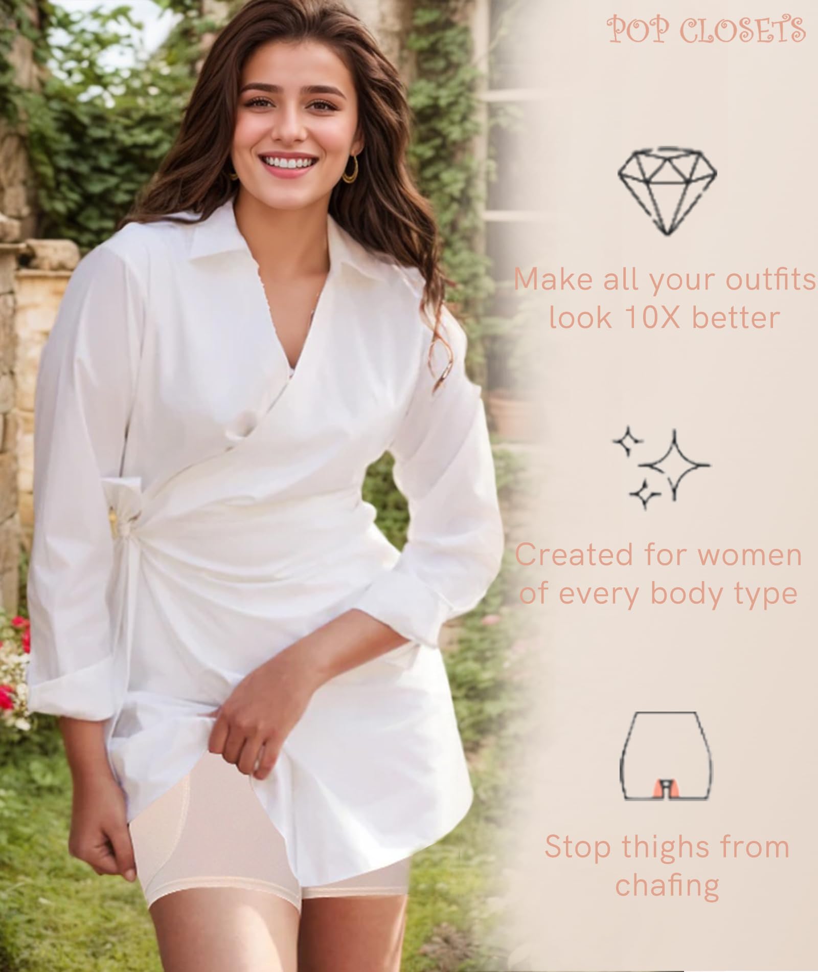 High Waisted Body Shaper Shorts Shapewear for Women Tummy Control Thigh Slimming Slip Shorts Butt Lifting Shapewear Panty Hip Compression Seamless Womenswear Padded Lingerie Basic Minimalist High Waisted Body Shaper Shorts Shapewear for Women Tummy Control Thigh Slimming Slip Shorts Butt Lifting Shapewear Panty Hip Compression Seamless Womenswear Padded Lingerie Basic Minimalist