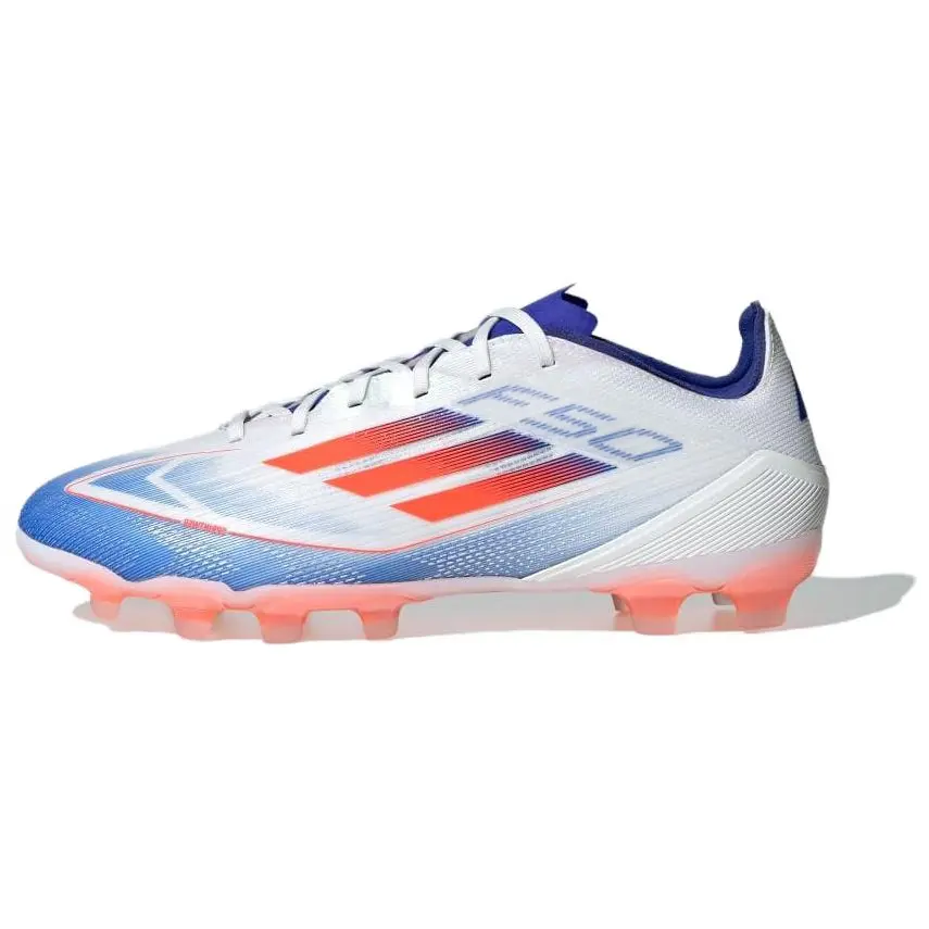 Adidas F50 Pro Men's Artificial Grass Football Cleats - Polyester Liner, Rubber Studs, Traction Grip, Comfortable Fit, Versatile Design, House White Maison Mihara Official Shoes