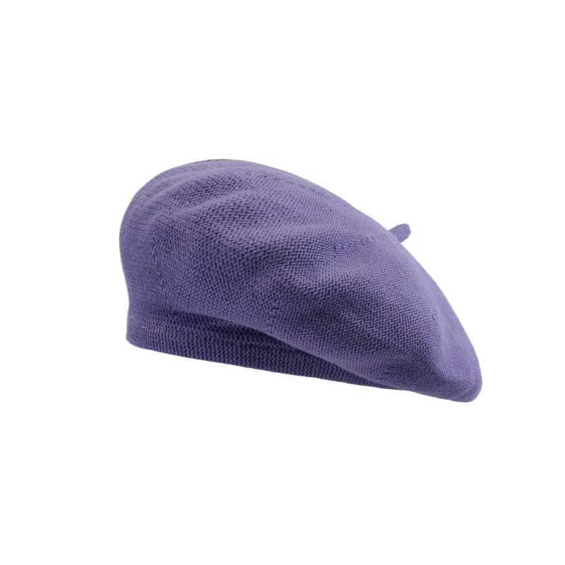 Unisex Solid-Color Artist Knit Beret Hat - Warm Breathable Acrylic No-Brim Dome Cap with Vintage Retro Octagonal Silhouette, Ideal Fall Winter Accessory for Daily Wear, Outdoor Trips