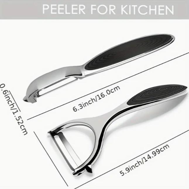 1 Set Kitchen Vegetable Peeler, Fruit Straight Blade Potato Peeler, Durable Non-slip Handle