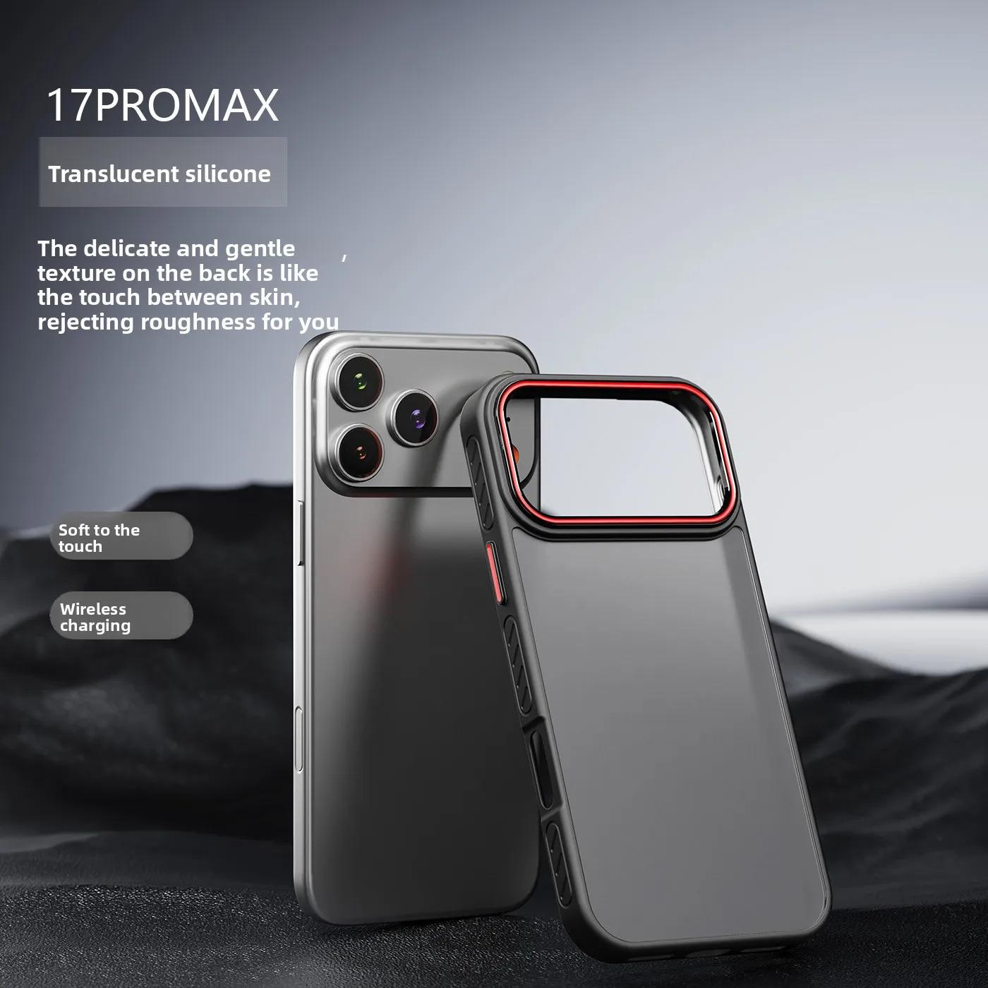 New Matte Transparent Case for IPhone  17 Air 17 16E 16 15 14 13 12 11 Pro Max Lens Protection Shockproof Coque for IPhone 16 Pro Max Cover