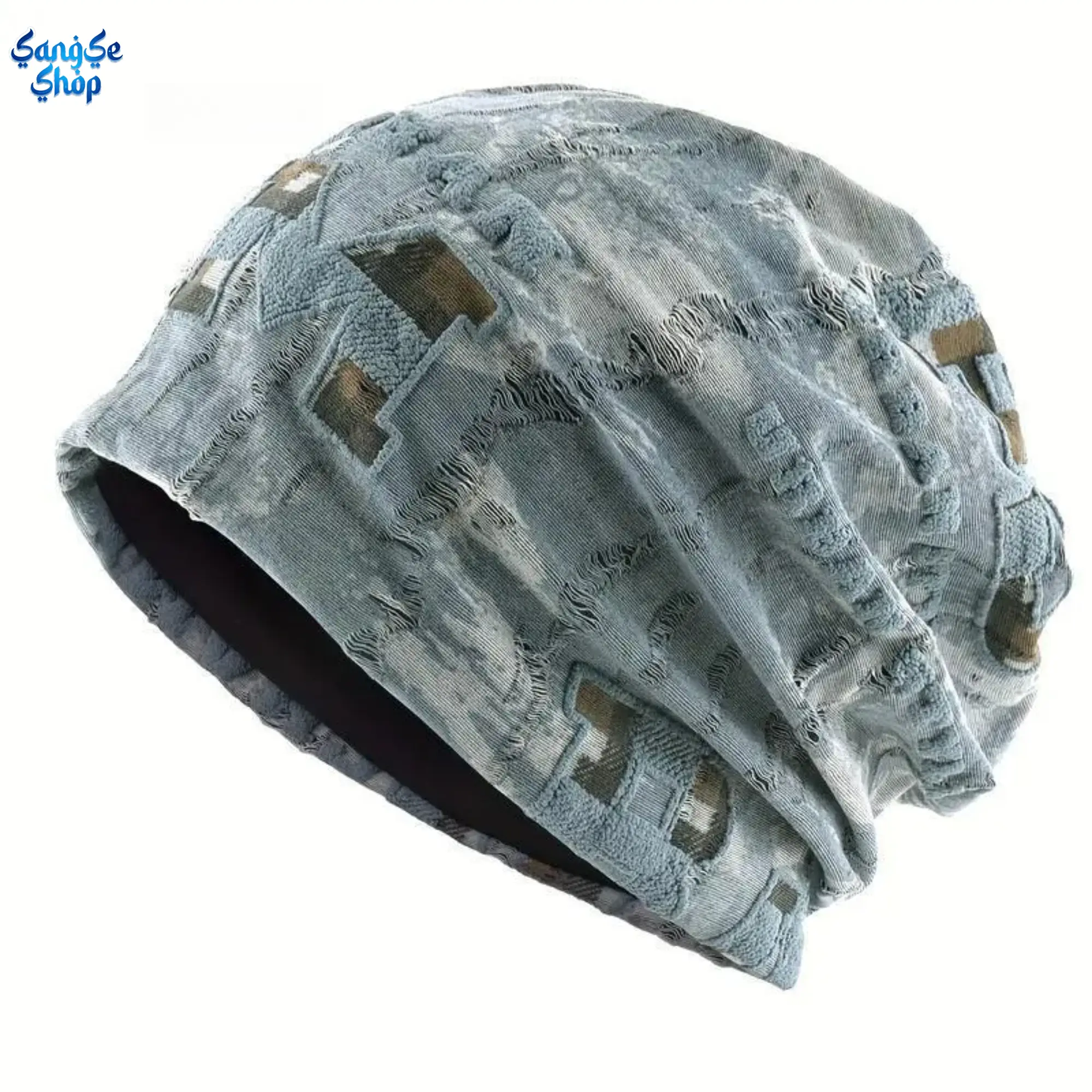 Unisex Slouchy Beanie Hat, Vintage Letter Print Skull Cap, Lightweight Stretch Knit Hat for Men & Women, Casual Streetwear Winter Cap, All-Season Outdoor Hat for Sports, Travel, Running, Hiking, Daily Wear & Fashion Accessories