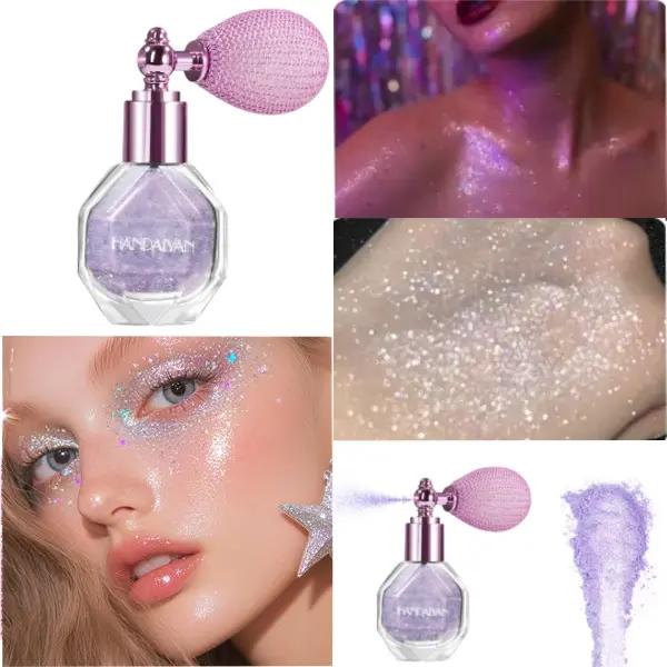 Shimmering Magic Glitter Spray — Lightweight & Sparkling, Long-Lasting Formula; Easy-to-Use Spray Design; Suitable for Hair, Skin, Body, Face, and Clothing; A Beauty & Makeup Essential for Women and Girls.