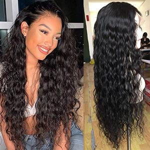 2026 New 13x4 Lace Front Wig, Pre-plucked, Suitable for Black Women, Glue-free Curly Lace Front Wig, Black