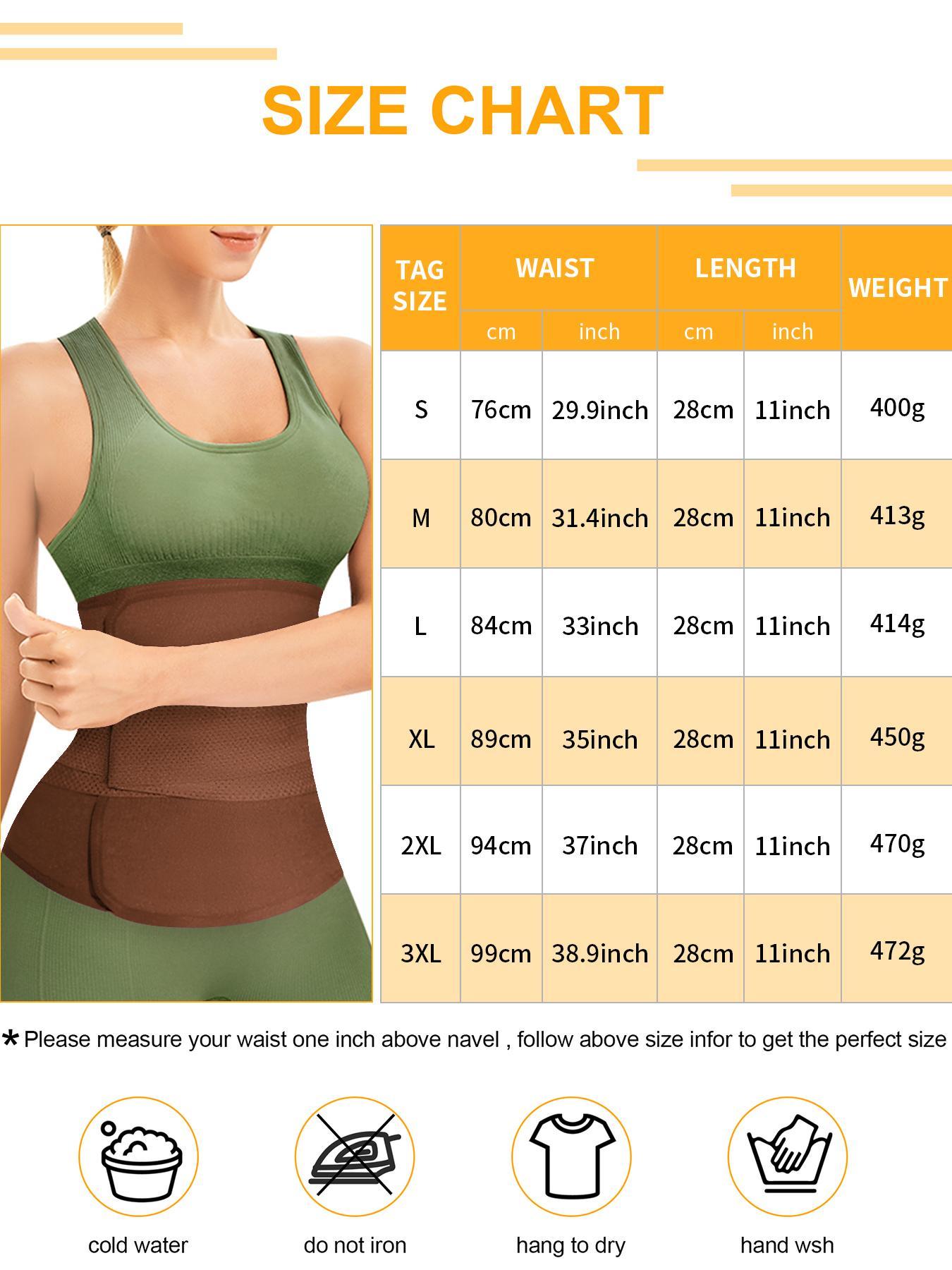 Women's Solid Color Double-layer Velcro Closure Latex Waist Trainer, High Stretch Waist Cincher, Tummy Control Shaper, Waist Trainer for Women, Shapewear