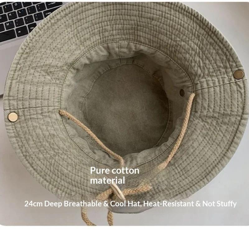 1pc Summer Train Embroidery Panama Hat for Women Beach Sun Protection Bucket Hat Retro Bob Fisherman Hats Visor Fishing Caps