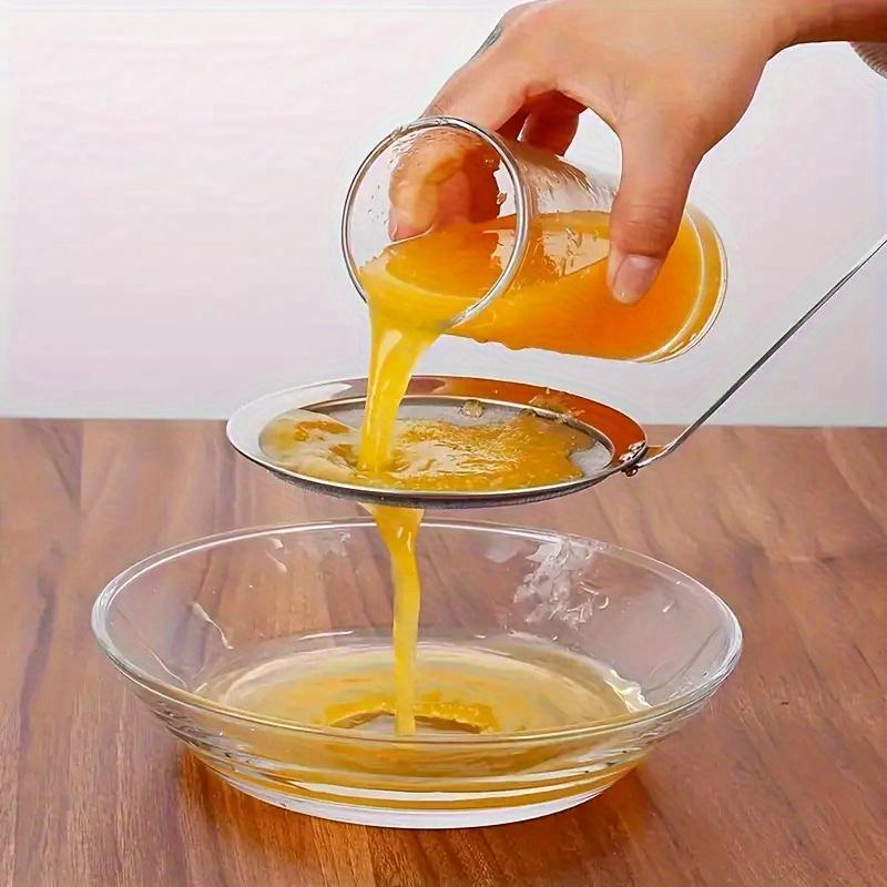 Hot Pot Skimmer- Stainless Steel Fine Mesh Strainer Skimming Grease and Foam, Long Handle Wire Mesh Strainer, Kitchen, Kitchen Supplies