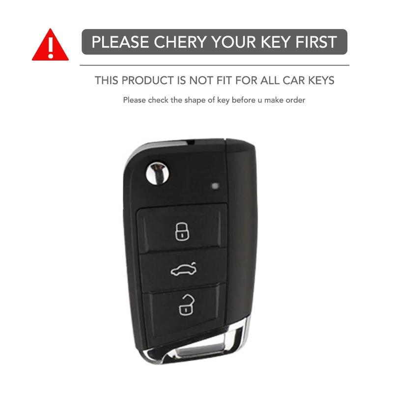Zinc Alloy For Volkswagen VW Polo Golf 7 Passat Tiguan MK2 Beetle Ateca Caddy T5 Flip Folding Car Key Case Cover Accessories, Car Key Protector