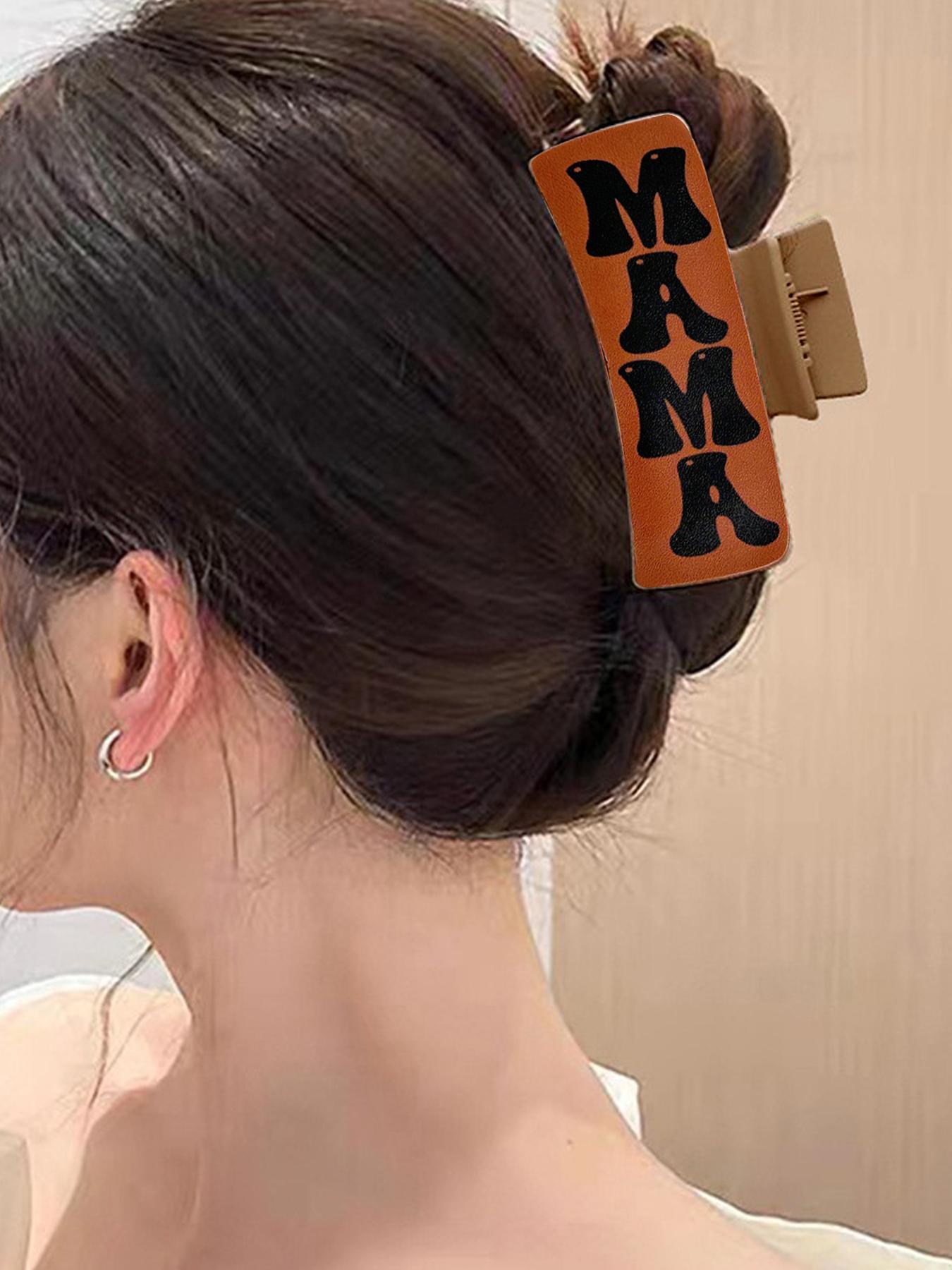 Western Cowboy Style Cute Animal Pattern Hair Claws, Fashionable Hair Accessories for Women & Girls, Casual Versatile Hair Accessories for Daily Wear, Hair Clip Set