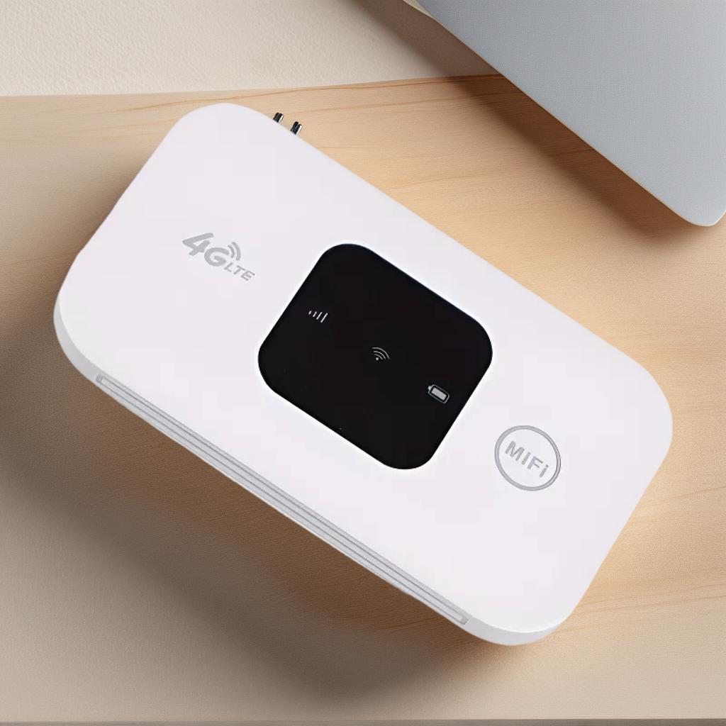 SENN Pocket WiFi Router 2025 - High Speed 4G LTE Mobile Hotspot, Instant Setup for iPhone Android Laptop, Long Battery, Compact White