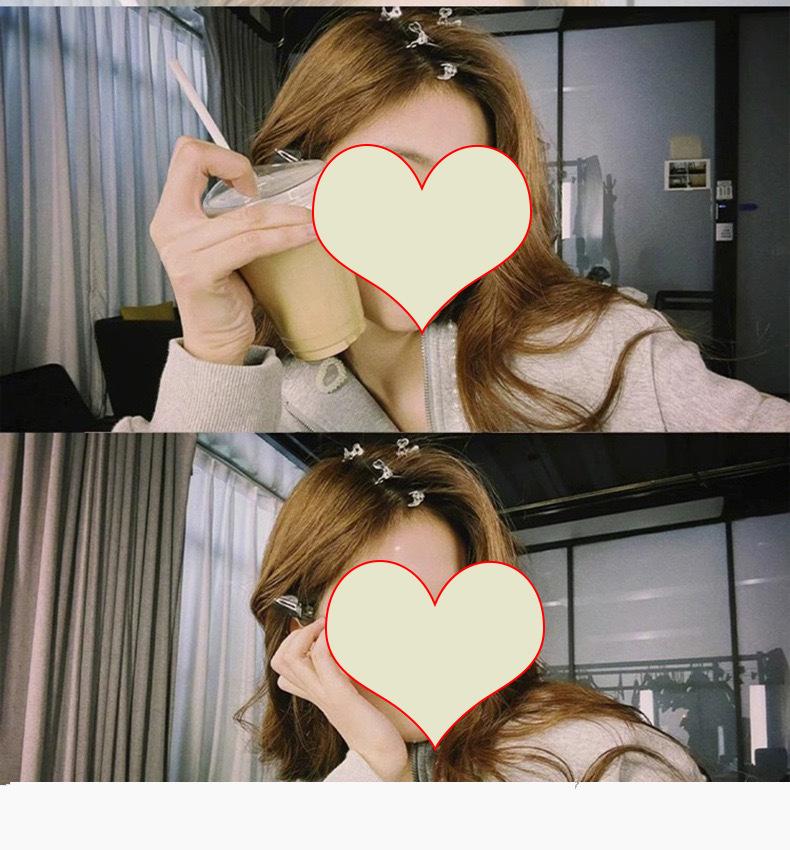 Holiday gift - fluffy hairpin