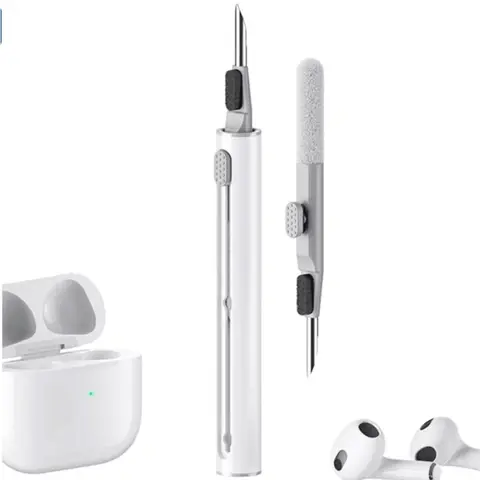 Cleaning Kit Compatible with AirPods Pro 1 2 3 4, Multi-Function Cleaning Brush, Soft Bristles and Absorbent Sponge, and Colors