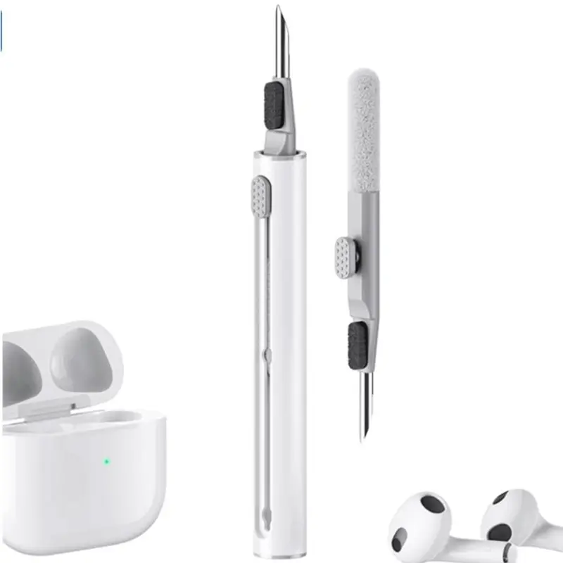 Cleaning Kit Compatible with AirPods Pro 1 2 3 4, Multi-Function Cleaning Brush, Soft Bristles and Absorbent Sponge, and Colors