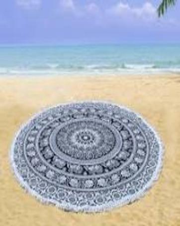 Craft Trade Indian Cotton Mandala Wall Hanging Tapestry for Aesthetic Boho Hippie Living Room, Meditation & Bedroom Décor - Green - 30x40 Inches