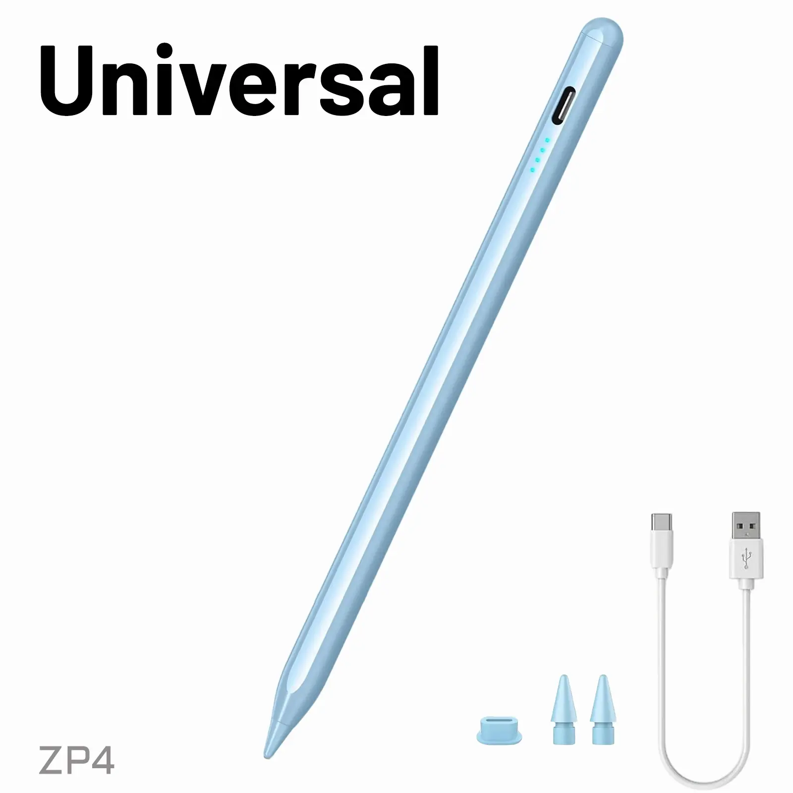 Touch Pen Stylus for Apple Xiaomi Huawei Phones iPad, Fast Charging, Compatible with iPad 6-10, Pro11/12.9"/m4, Air3/4/5/6, Mini5/6, Multiple Colors