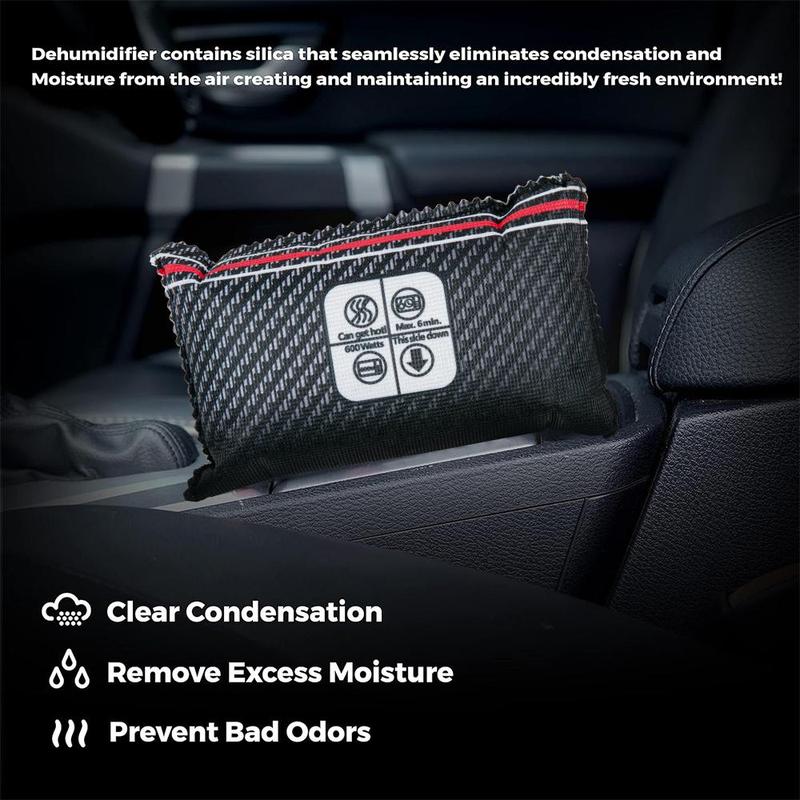 Car Dehumidifier Bag, Reusable Car Dehumidifier, Car Interior Moisture Absorber, Dashboard Dehumidifier, Car Condensation Remover