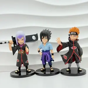 Naruto Figure Anime Cartoon Pein Kakashi Toy Display Model Set, Collectible Naruto Figurine Collection, Perfect Gift for Fans