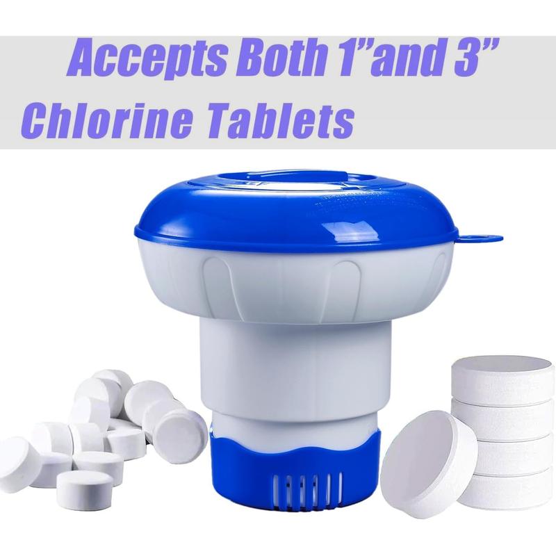 2 count Pool Chlorine Floater for 4 count 3" CHL orine Tablets, 7" Collapsible Chlorine Floater, Optimal Pool Chlorinator 2 count Pool Chlorine Floater for 4 count 3" CHL orine Tablets, 7" Collapsible Chlorine Floater, Optimal Pool Chlorinator