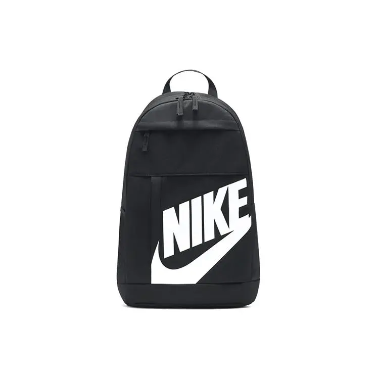 Nike Elemental Backpack for Students and Couples – Polyester, Large Logo Design, Black or White